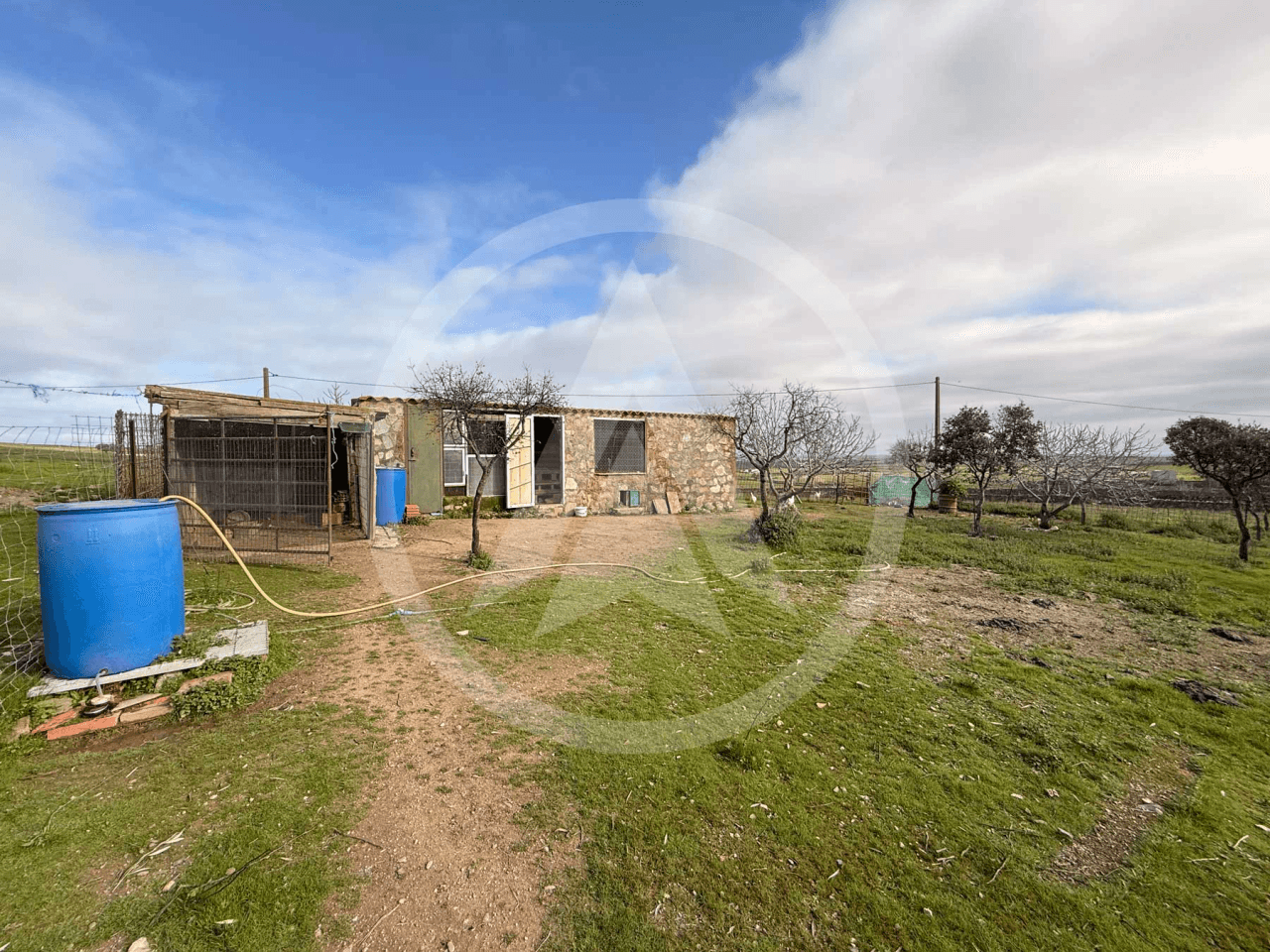 Rustic farm of 1.5 hectares with warehouse in Casar de Cáceres