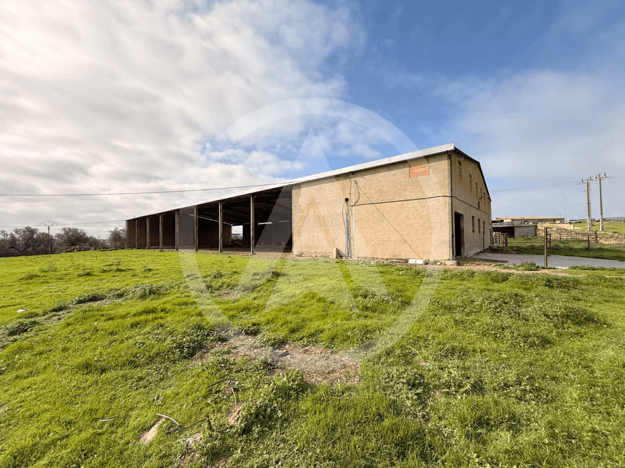 Rustic farm of 1.5 hectares with warehouse in Casar de Cáceres