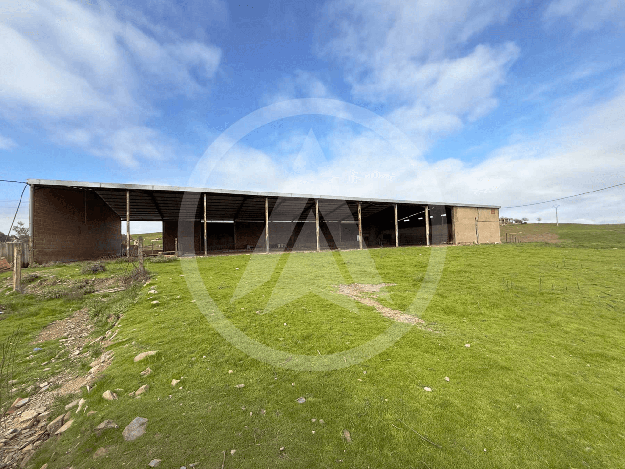 Rustic farm of 1.5 hectares with warehouse in Casar de Cáceres